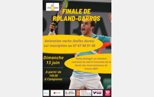 Finale Roland-Garros et animations adultes