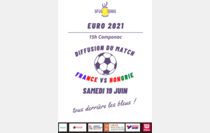 Diffusion match EURO 2021 de football 