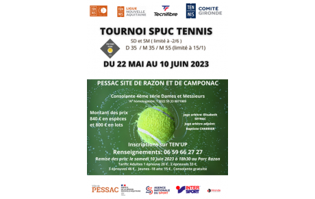 TOURNOI OPEN SPUC TENNIS